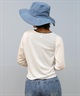 RIKKA FEMME リッカファム 長袖 Tシャツ レディース シアーショート丈ロンT RF25SS21(BLK-FREE)