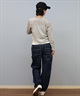 RIKKA FEMME リッカファム 長袖 Tシャツ レディース シアーショート丈ロンT RF25SS21(BLK-FREE)