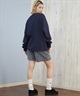 RIKKA FEMME リッカファム 長袖 Tシャツ ロンT レディース 発泡プリント RF25FW01(PNK-FREE)