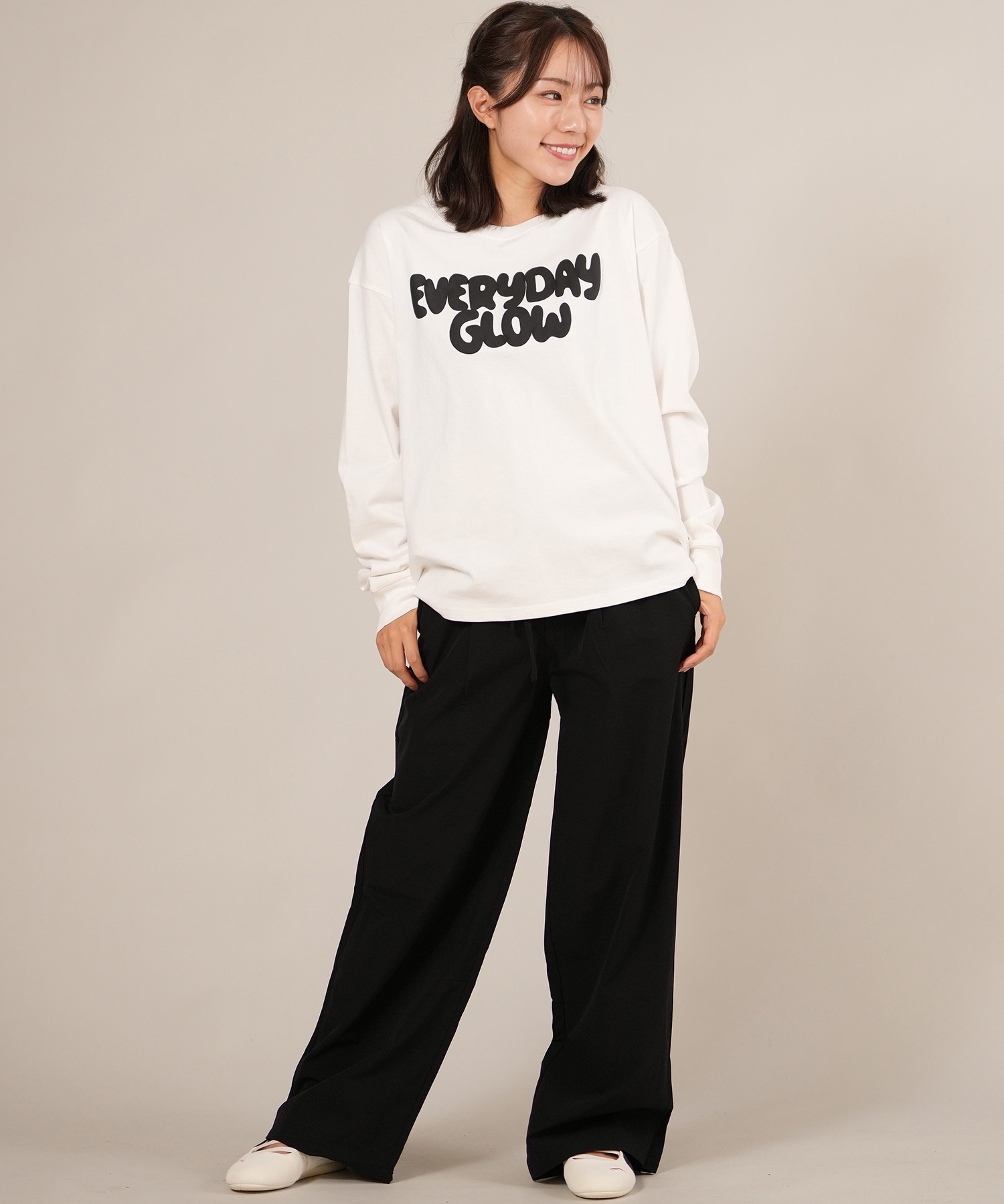 RIKKA FEMME リッカファム 長袖 Tシャツ ロンT レディース 発泡