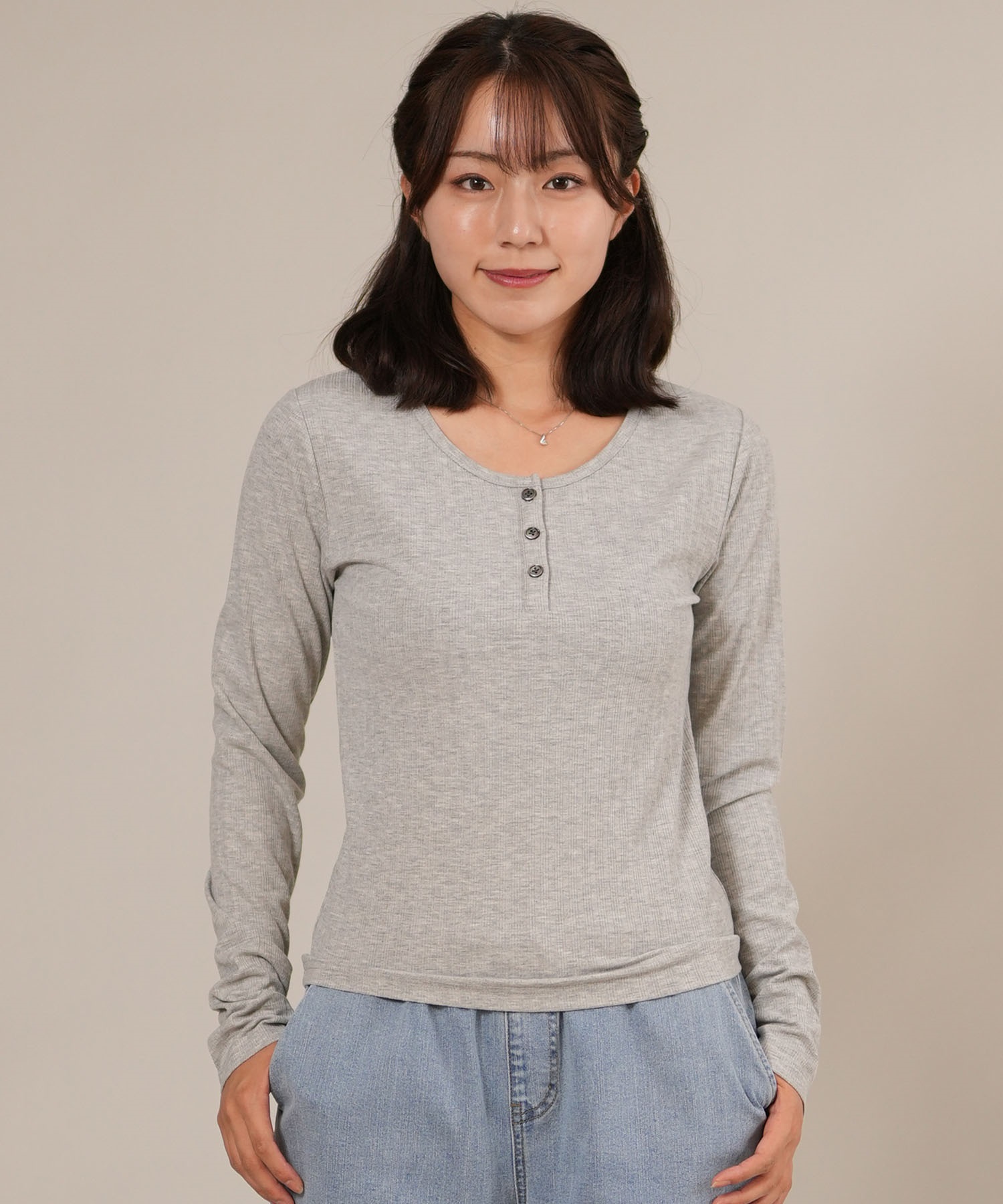 RIKKA FEMME リッカファム 長袖 Tシャツ ロンT レディース シンプル