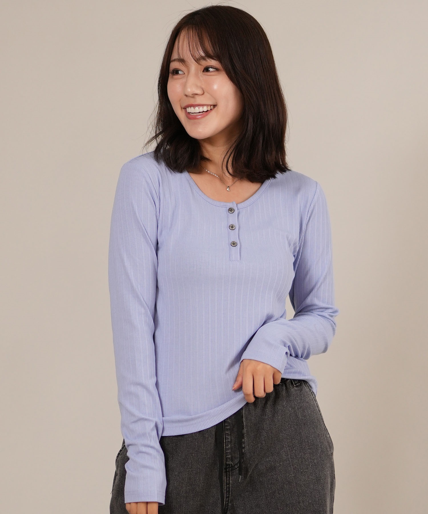 RIKKA FEMME リッカファム 長袖 Tシャツ ロンT レディース シンプル