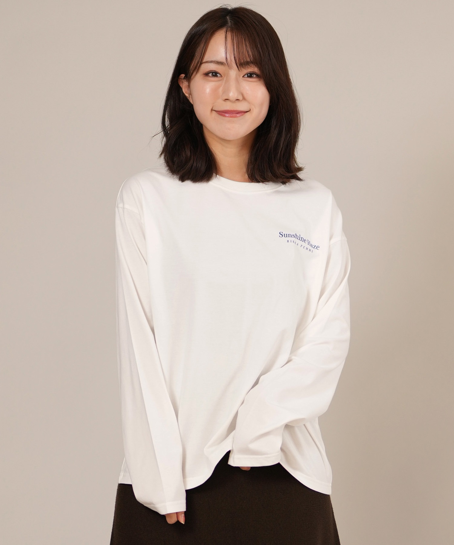RIKKA FEMME リッカファム 長袖 Tシャツ ロンT レディース バック