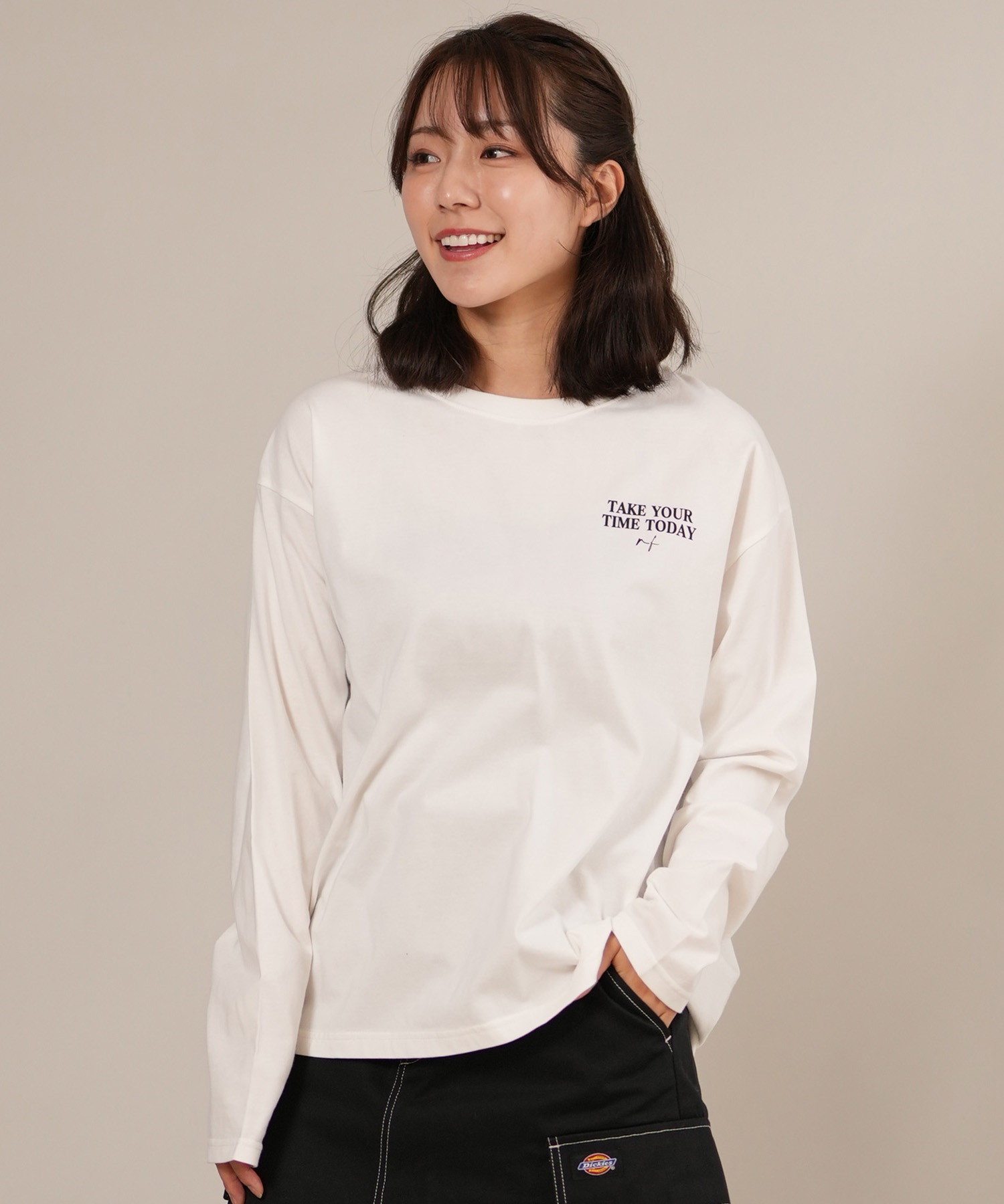 RIKKA FEMME リッカファム 長袖 Tシャツ ロンT レディース バック