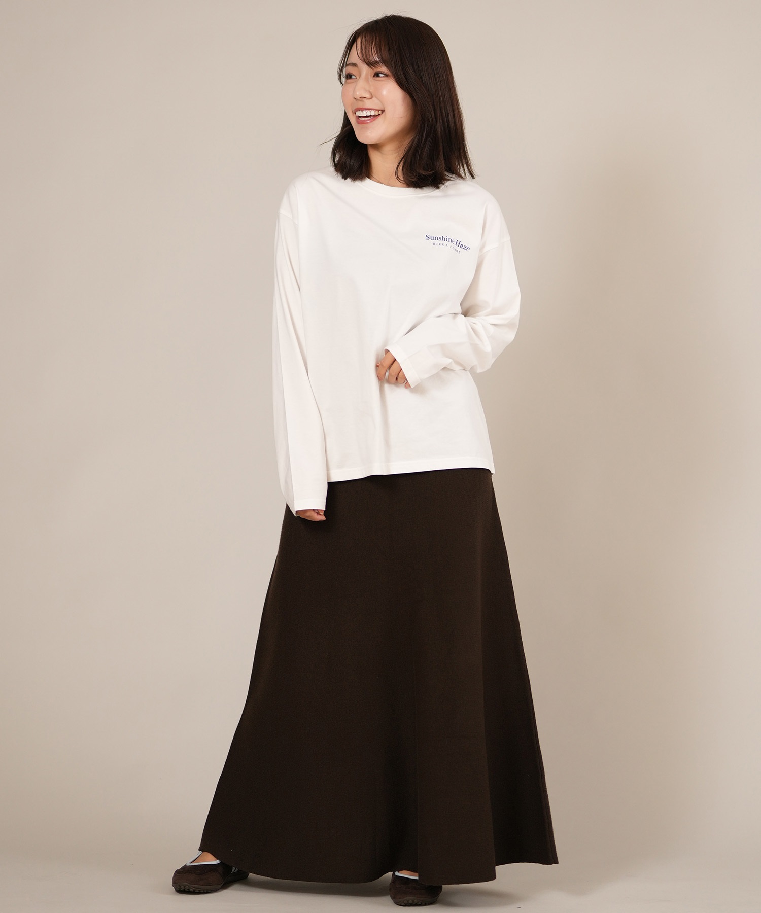 RIKKA FEMME リッカファム 長袖 Tシャツ ロンT レディース バック