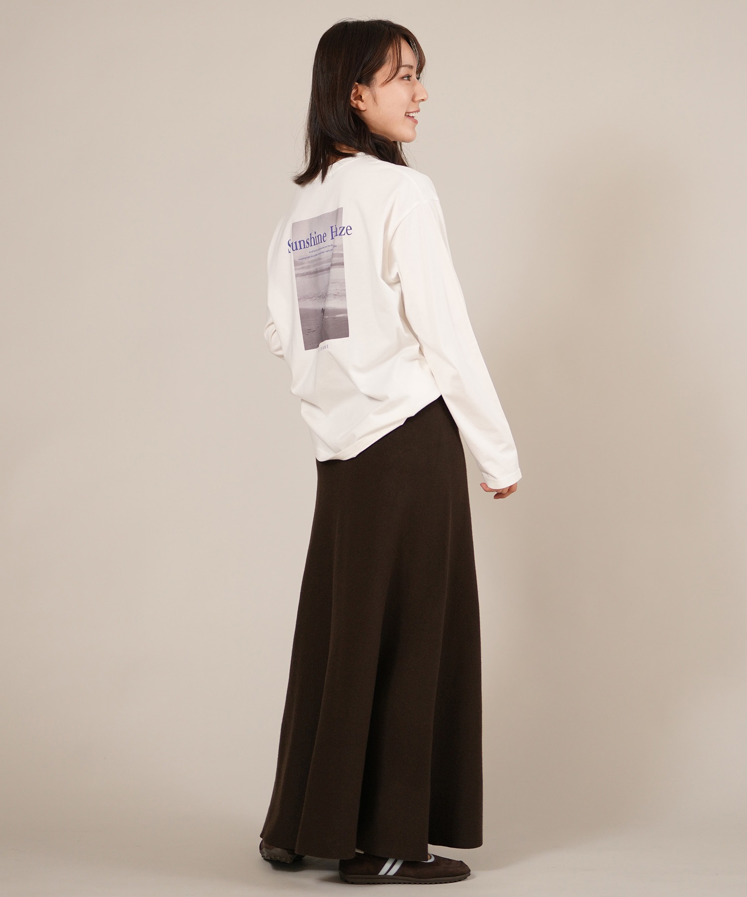 RIKKA FEMME リッカファム 長袖 Tシャツ ロンT レディース バック