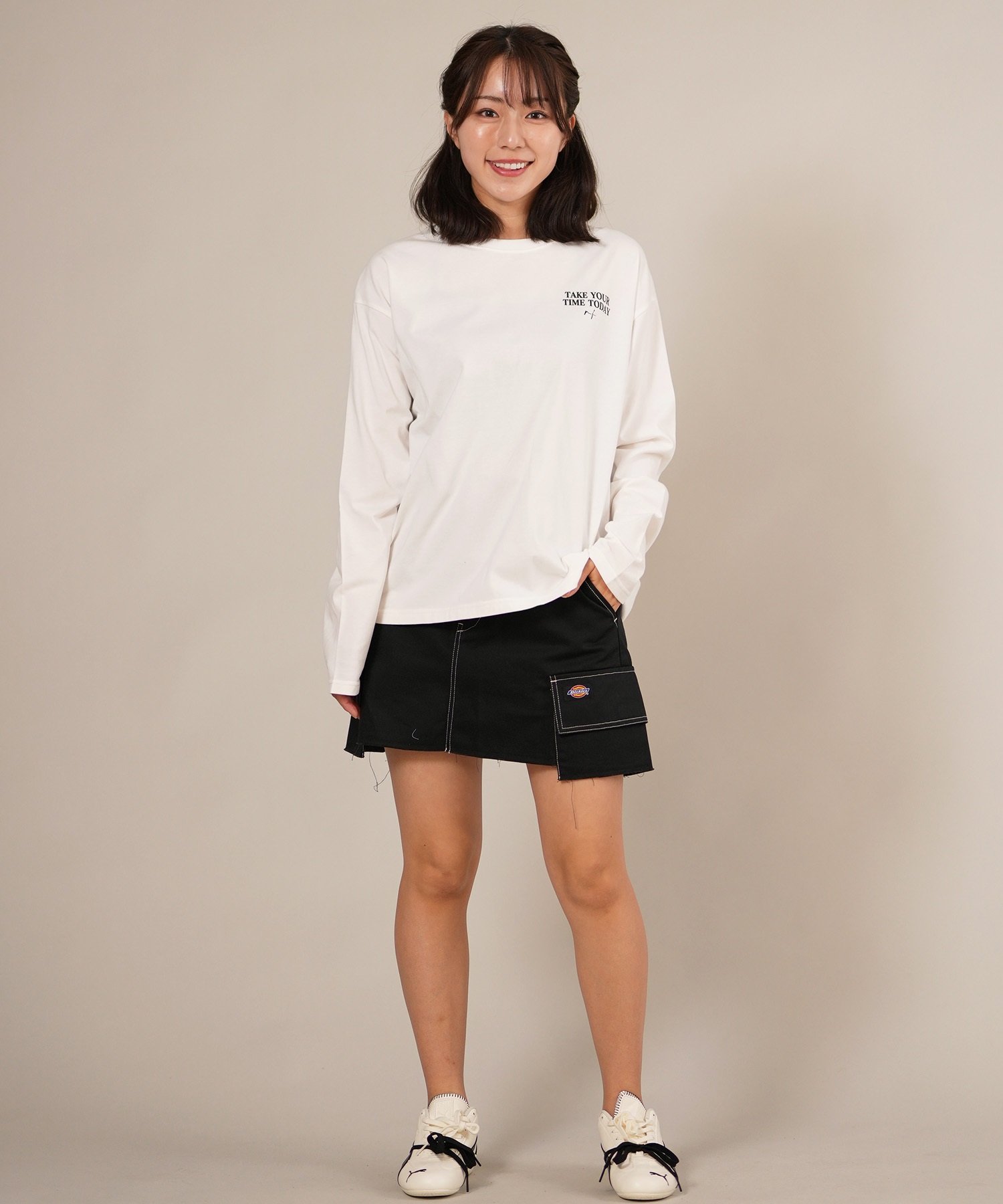 RIKKA FEMME リッカファム 長袖 Tシャツ ロンT レディース バック