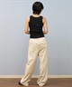 RIKKA FEMME リッカファム タンクトップ レディース ノースリーブ アメスリ カップ付き リブ RF25SS03(BLK-FREE)