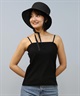 RIKKA FEMME リッカファム キャミソール レディース ベアトップ カップ付き RF25SS04(WHT-FREE)