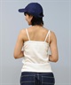 RIKKA FEMME リッカファム キャミソール レディース ベアトップ カップ付き RF25SS04(WHT-FREE)
