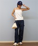 RIKKA FEMME リッカファム キャミソール レディース ベアトップ カップ付き RF25SS04(WHT-FREE)