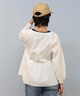 RIKKA FEMME リッカファム ブラウス レディース 長袖 シャツブラウス RF25SS19(SAX-FREE)