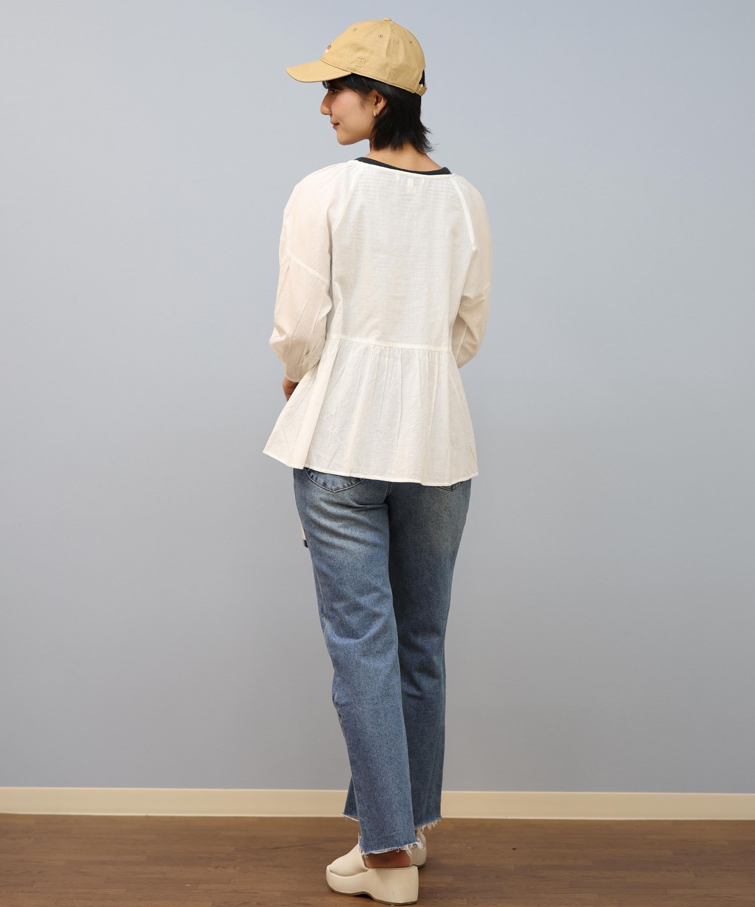 RIKKA FEMME リッカファム ブラウス レディース 長袖 シャツブラウス