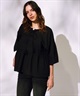 RIKKA FEMME リッカファム ブラウス レディース 長袖 シャツブラウス RF25SS19(SAX-FREE)
