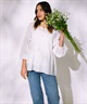 RIKKA FEMME リッカファム ブラウス レディース 長袖 シャツブラウス RF25SS19(SAX-FREE)