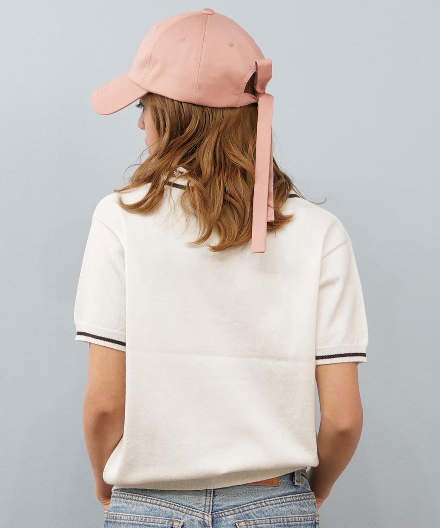 RIKKA FEMME/リッカファム ニットポロシャツ RF25SS18 ポロシャツ