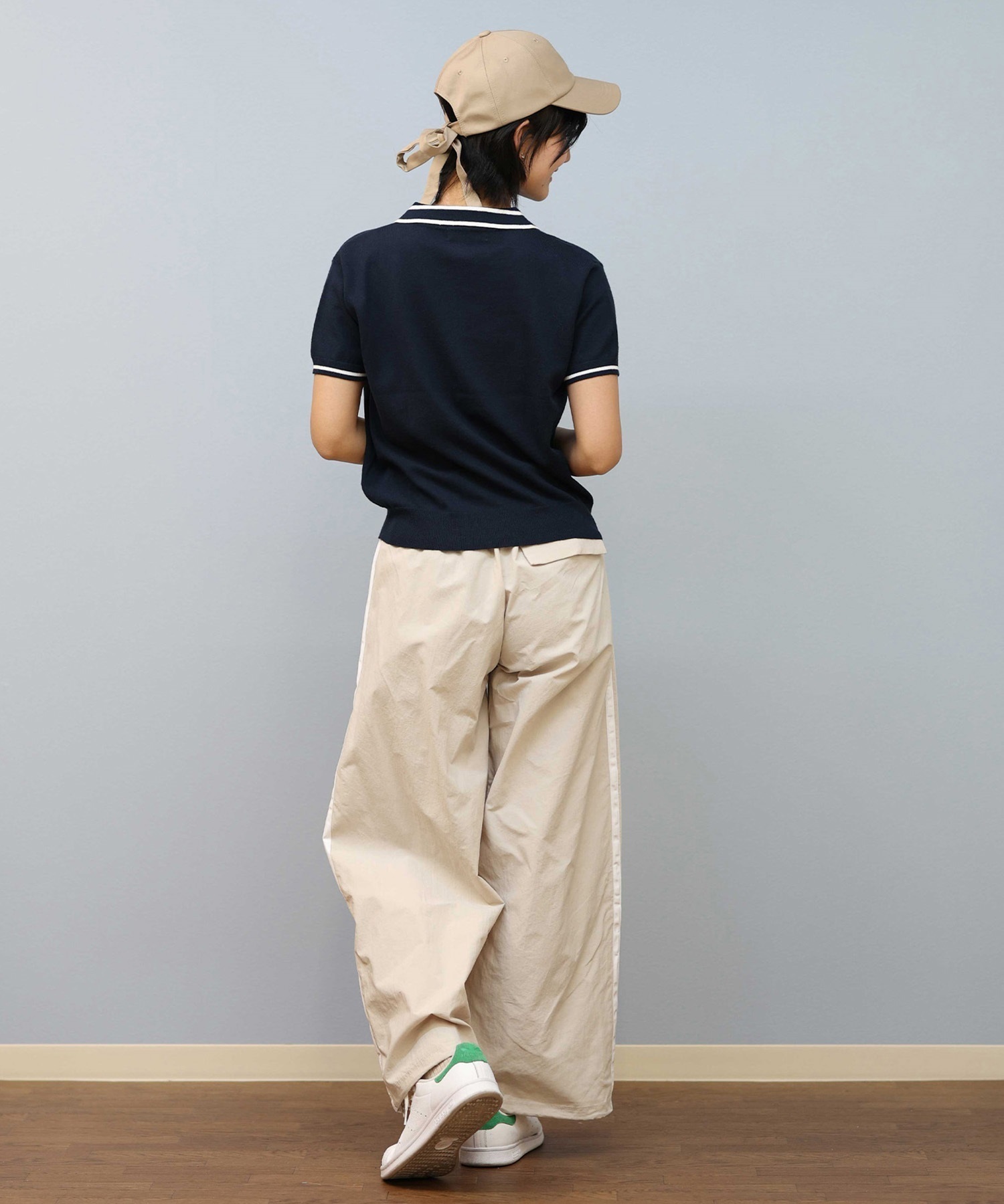 RIKKA FEMME/リッカファム ニットポロシャツ RF25SS18 ポロシャツ