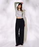 RIKKA FEMME リッカファム ストライプ ストレートパンツ ボトムス RF25SS02(IVO-SM)