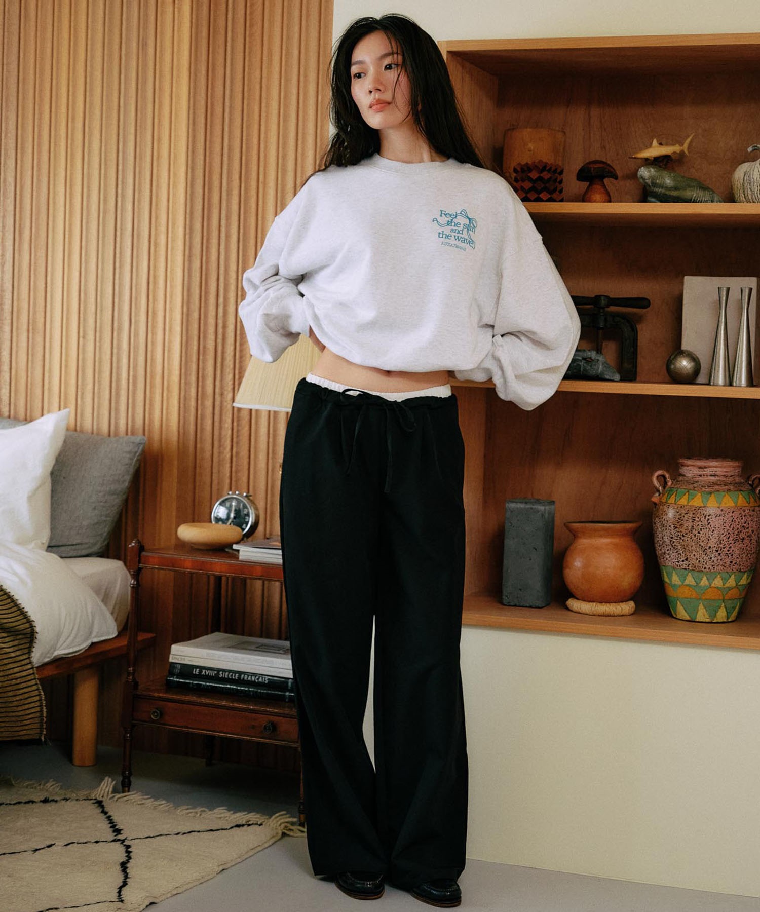 RIKKA FEMME リッカファム ロングパンツ レディース イージーパンツ