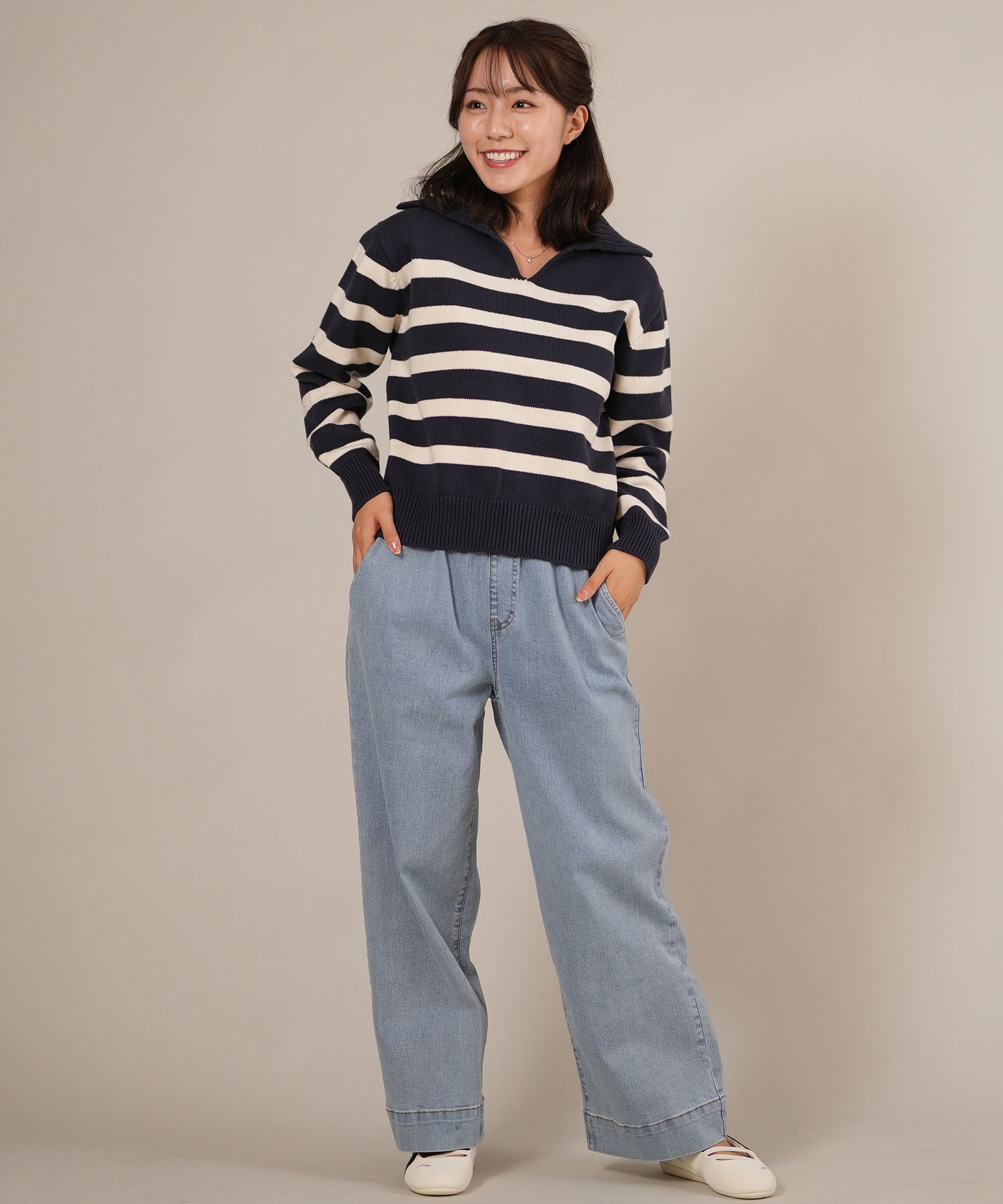 RIKKA FEMME リッカファム ロングパンツ レディース デニム パンツ G