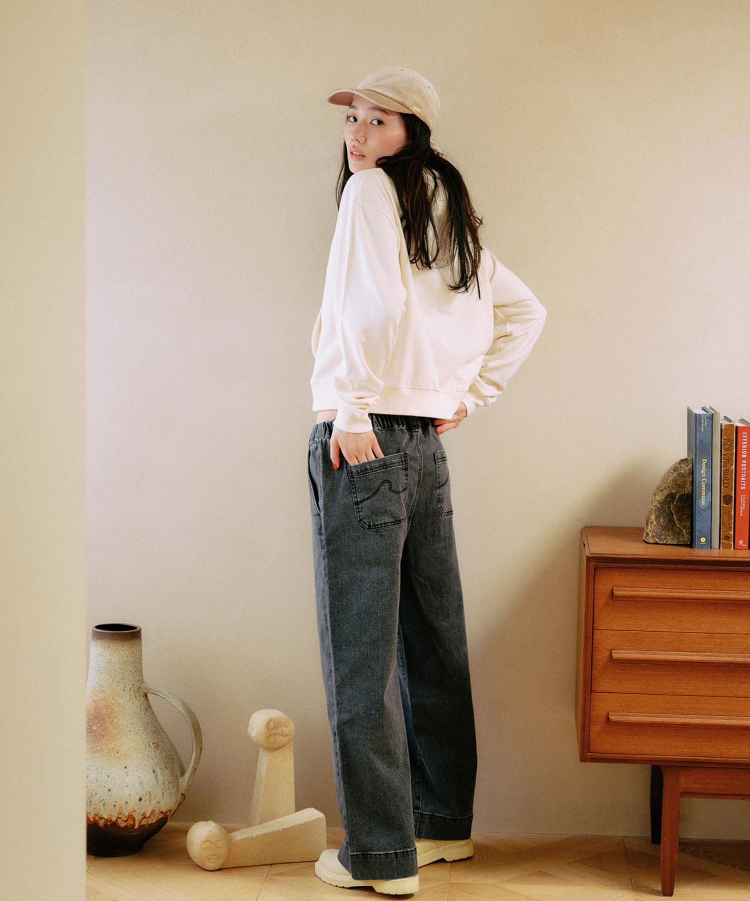 RIKKA FEMME リッカファム ロングパンツ レディース デニム パンツ G