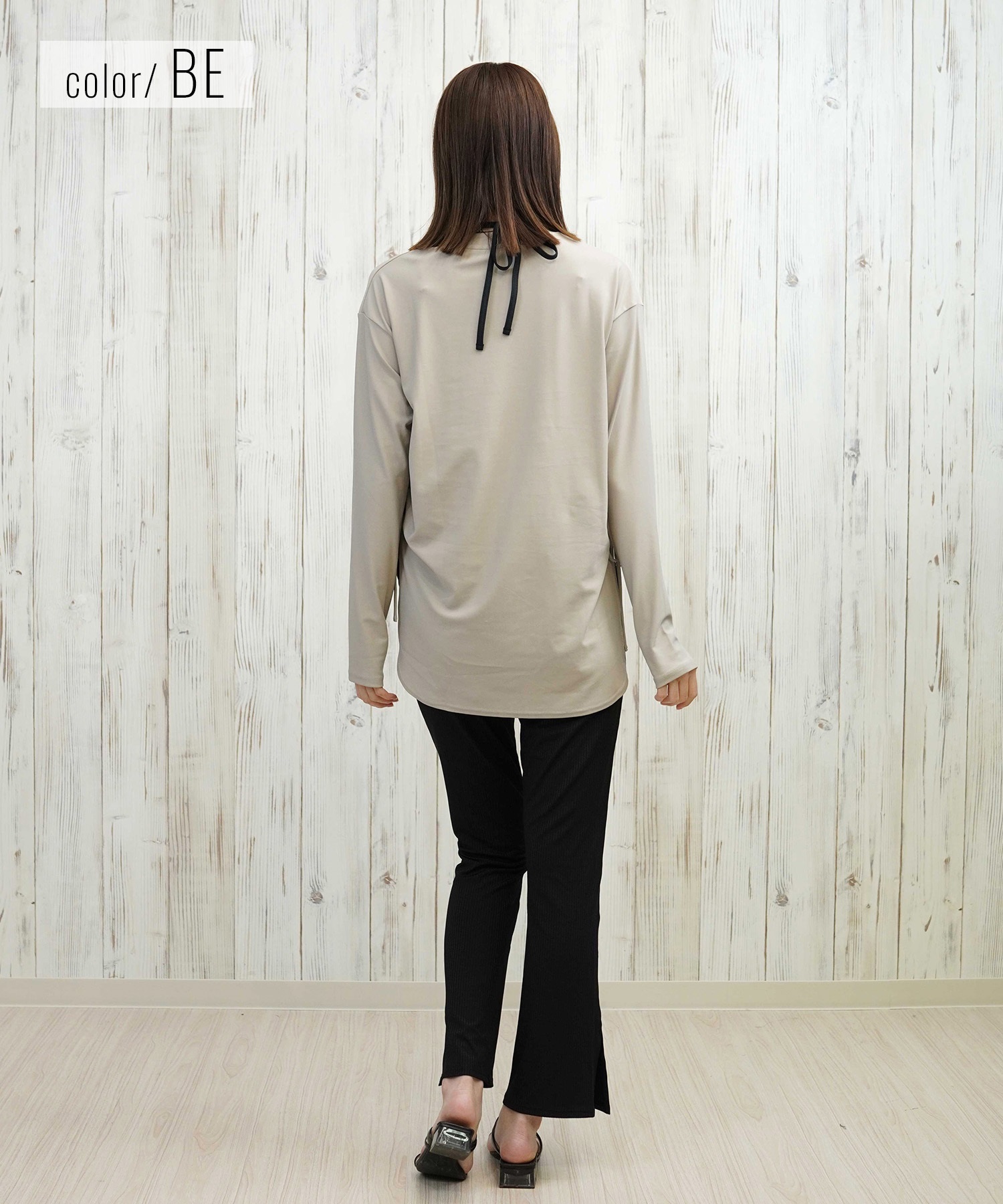 RIKKA FEMME リッカファム 水着 ラッシュガード セット レディース 4点セット 水陸両用 UVカット RN02(BE-9)