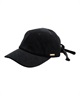RIKKA FEMME リッカファム キャップ 帽子 リボン ベロア素材 フリーサイズ RFAC25FW01(BLK-FREE)