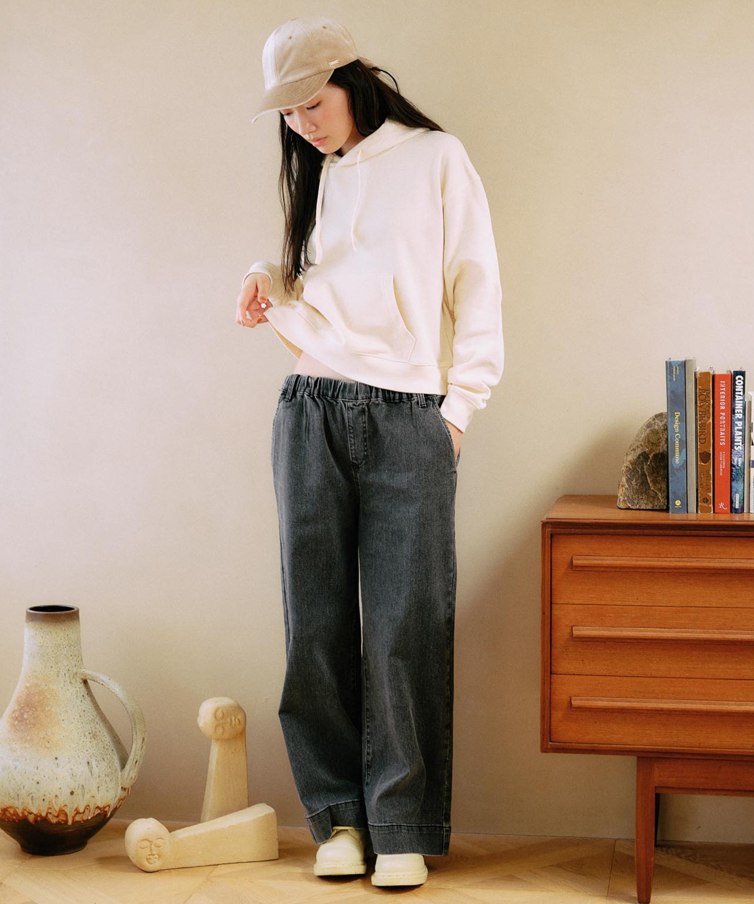 RIKKA FEMME リッカファム キャップ 帽子 リボン ベロア素材 フリーサイズ RFAC25FW01(BLK-FREE)