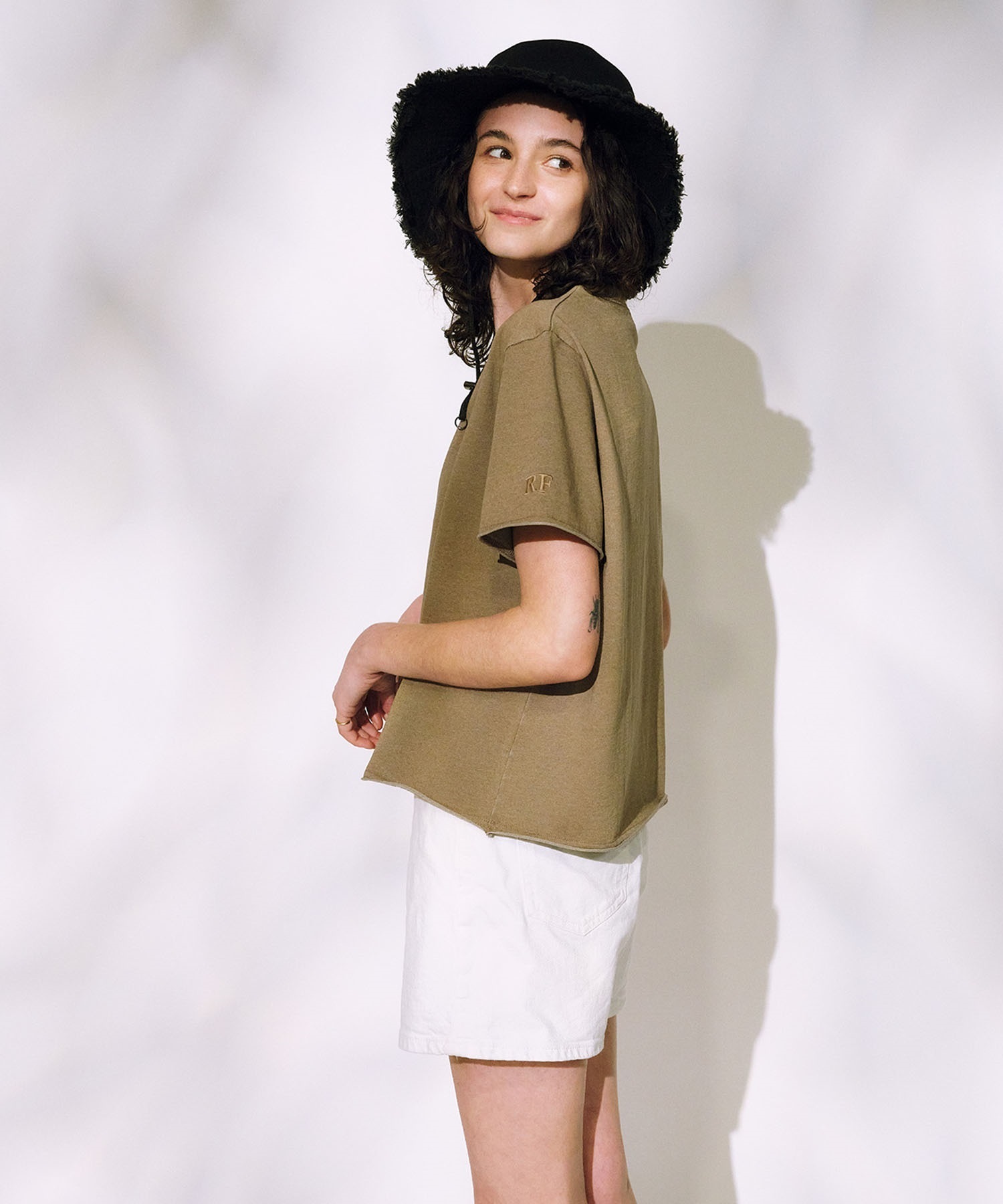 RIKKA FEMME リッカファム ハット パラソルハット RFAC25SS01(BLK-FREE)
