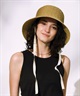 RIKKA FEMME リッカファム ハット 麦わら帽子 麦ハット RFAC25SS03(BLK-FREE)