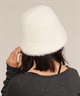 RIKKA FEMME リッカファム ハット 帽子 サーモハット バケットハット バケハ ファー フリーサイズ RFAC25FW03(WHT-FREE)