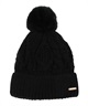 RIKKA FEMME リッカファム ビーニー 帽子 ニット帽 ニットキャップ ケーブル編み ポンポン RFAC25FW02(IVO-FREE)