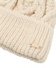 RIKKA FEMME リッカファム ビーニー 帽子 ニット帽 ニットキャップ ケーブル編み ポンポン RFAC25FW02(IVO-FREE)
