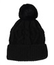 RIKKA FEMME リッカファム ビーニー 帽子 ニット帽 ニットキャップ ケーブル編み ポンポン RFAC25FW02(IVO-FREE)