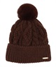 RIKKA FEMME リッカファム ビーニー 帽子 ニット帽 ニットキャップ ケーブル編み ポンポン RFAC25FW02(IVO-FREE)