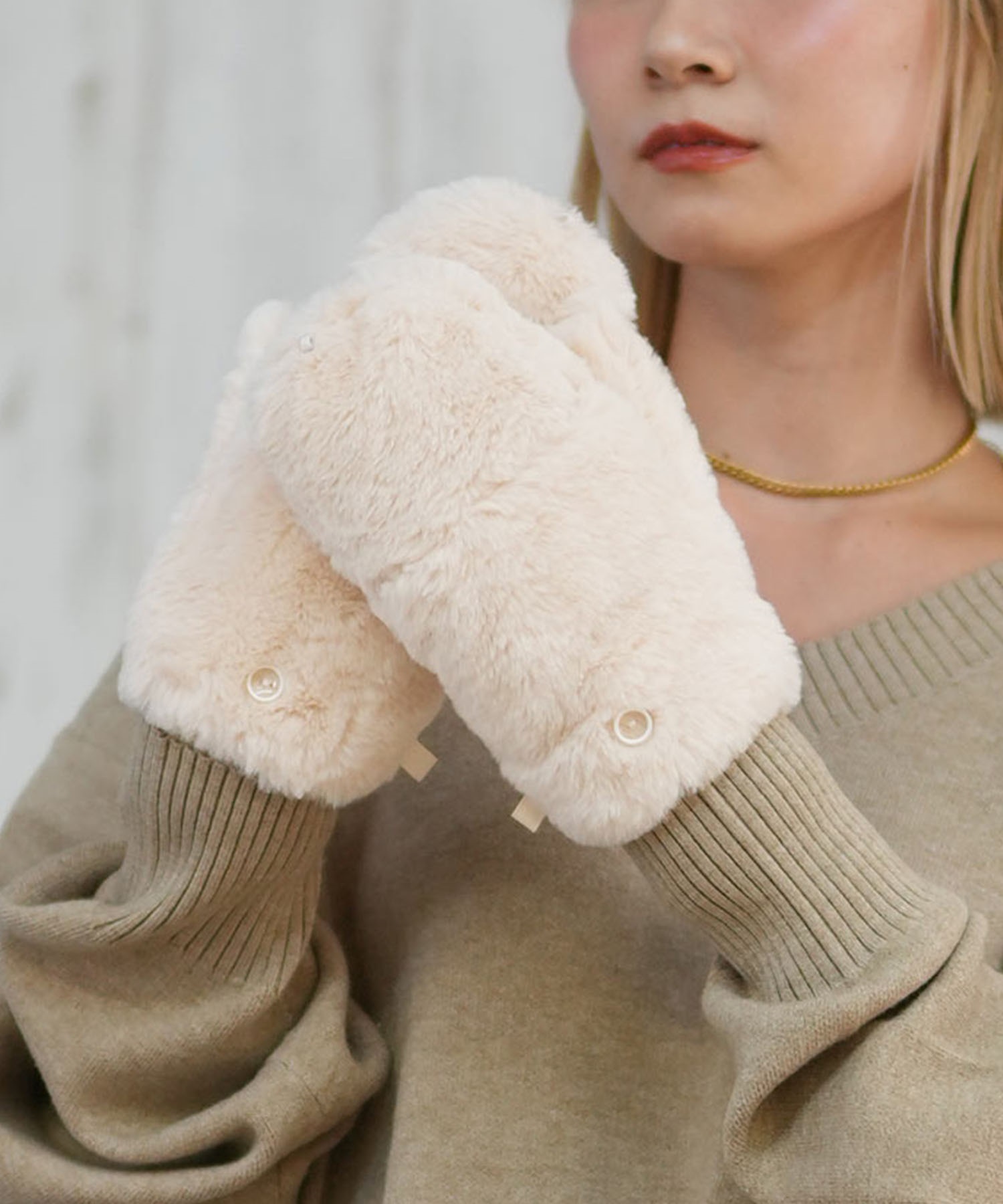 RIKKA FEMME リッカファム 手袋 2Way ファーミトン RFAC25FW04 手袋