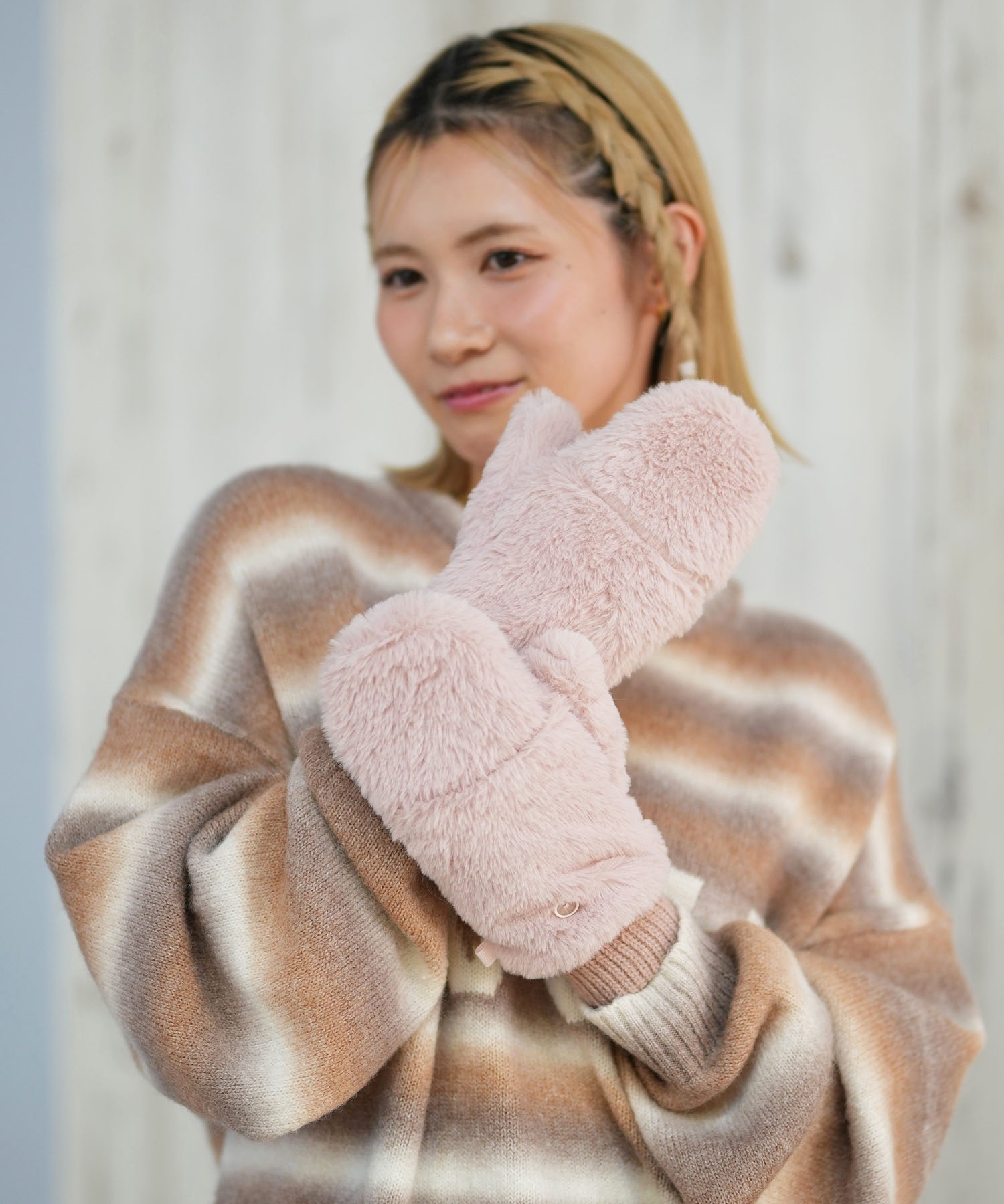 RIKKA FEMME リッカファム 手袋 2Way ファーミトン RFAC25FW04 手袋