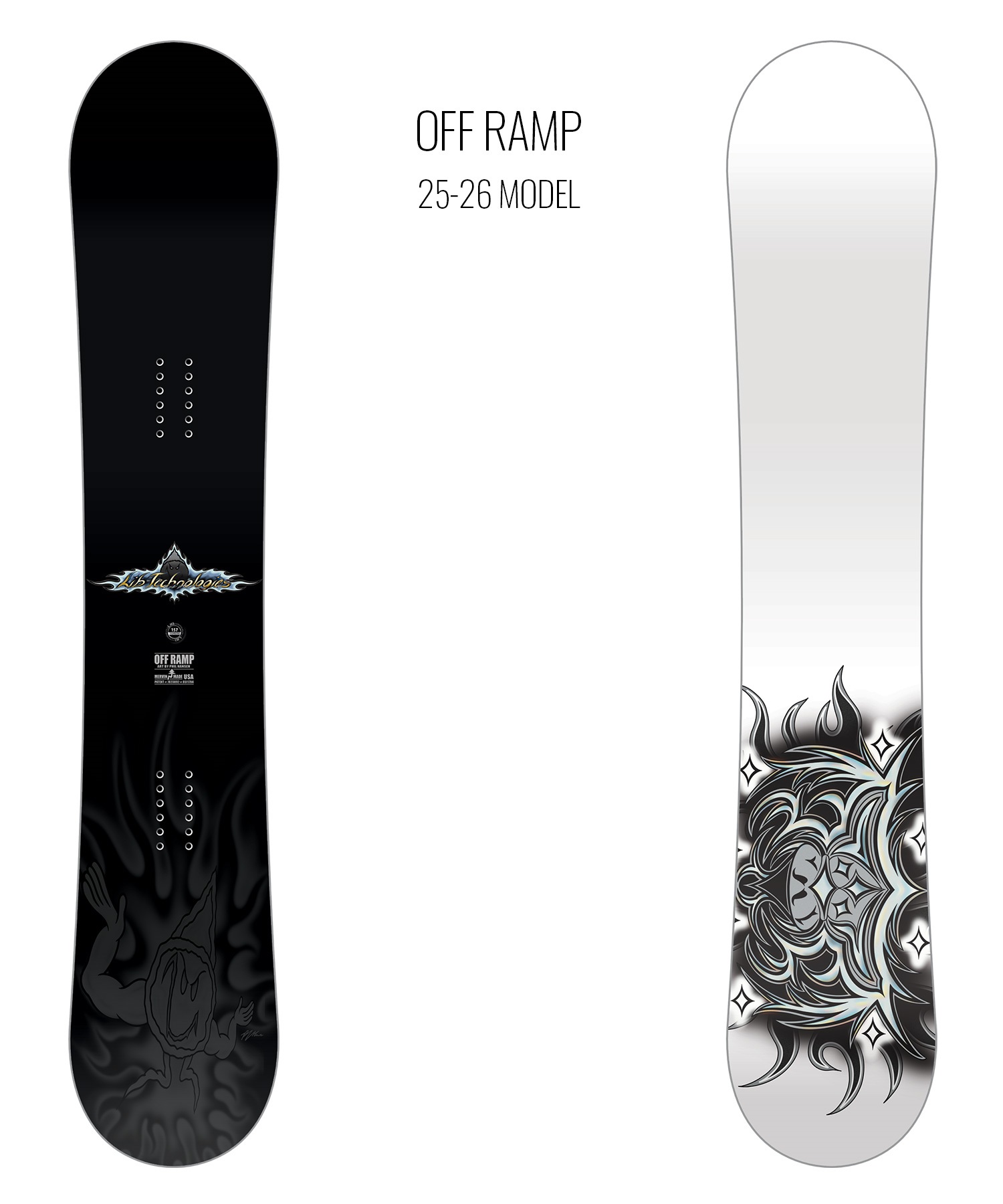2526】 LIBTECH リブテック スノーボード 板 ユニセックス OFF RAMP