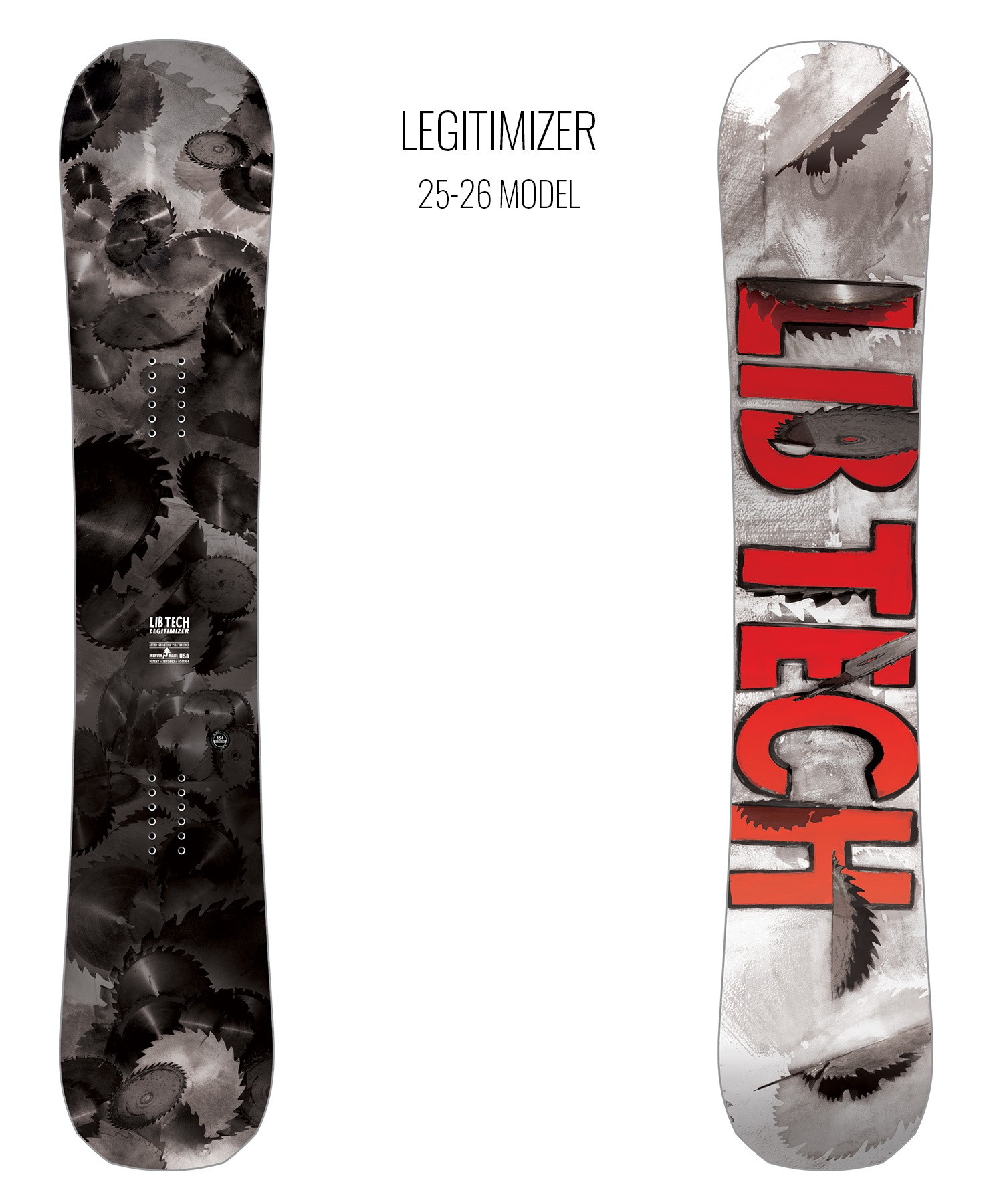 2526】 LIBTECH リブテック スノーボード 板 メンズ LEGITIMIZER