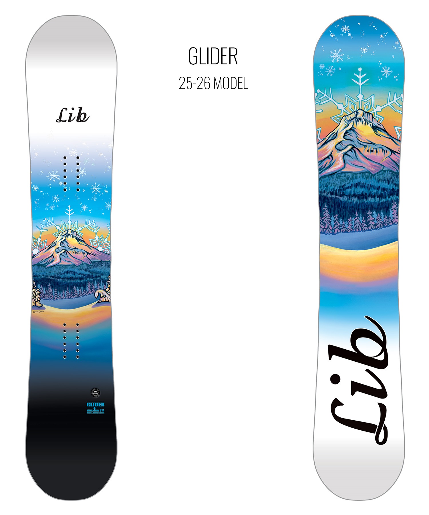 2526】 LIBTECH リブテック スノーボード 板 レディース GLIDER