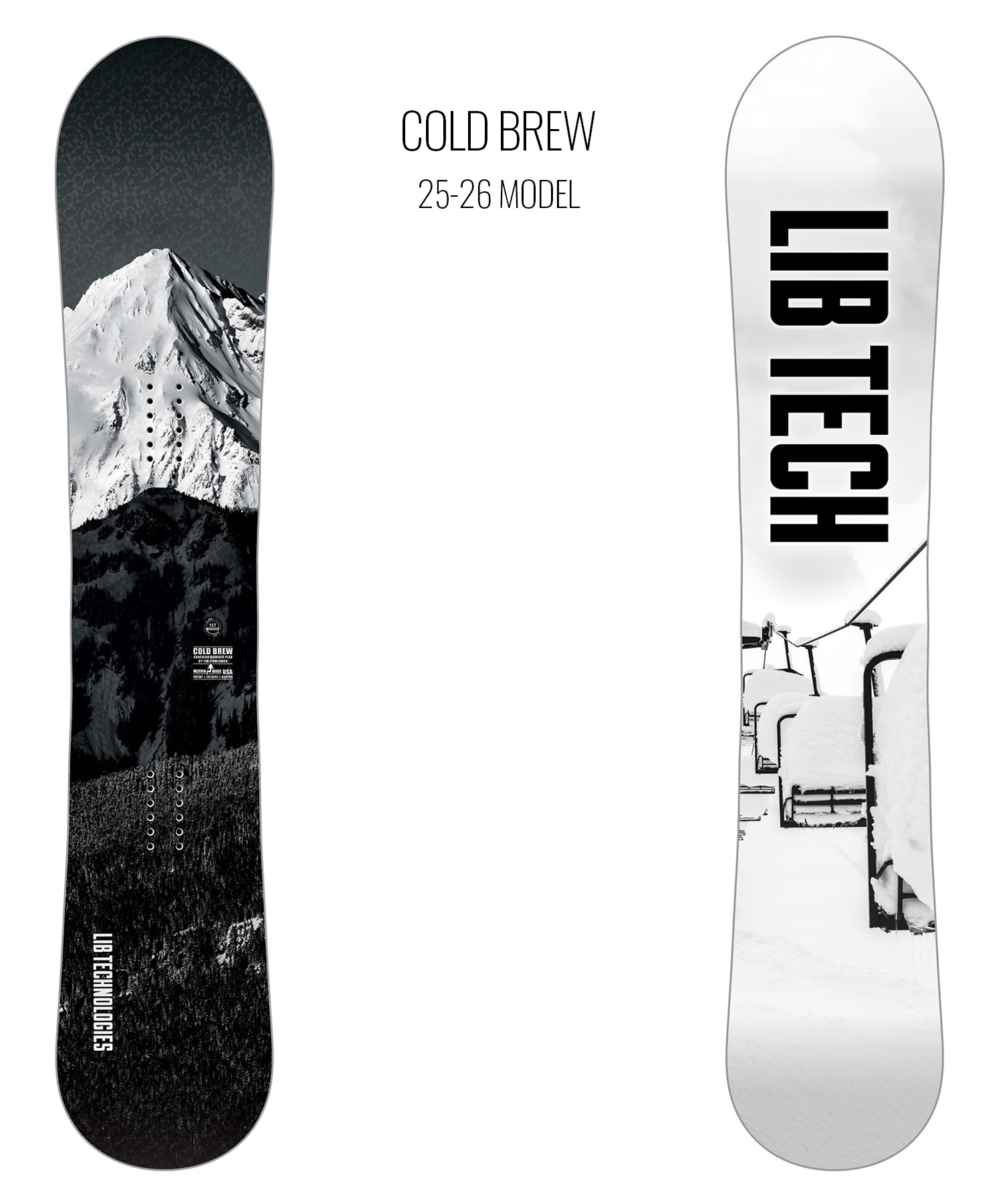 LIB TECHNOLOGIES　スノーボード　リブテック 2526】 LIBTECH リブテック スノーボード 板 メンズ COLD BREW