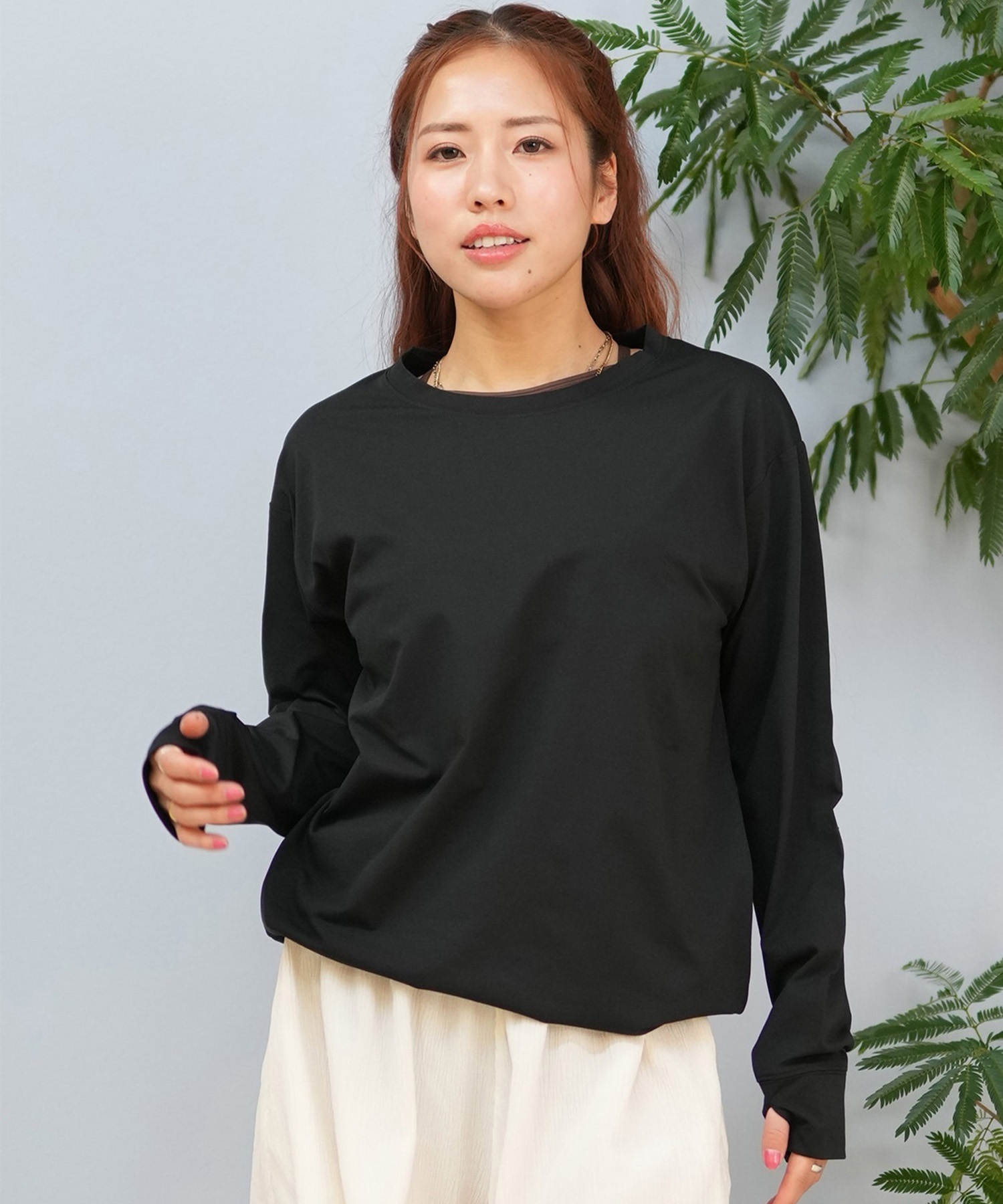 REEF リーフ 水着 ラッシュガード 長袖 Tシャツ ロンT レディース 水陸