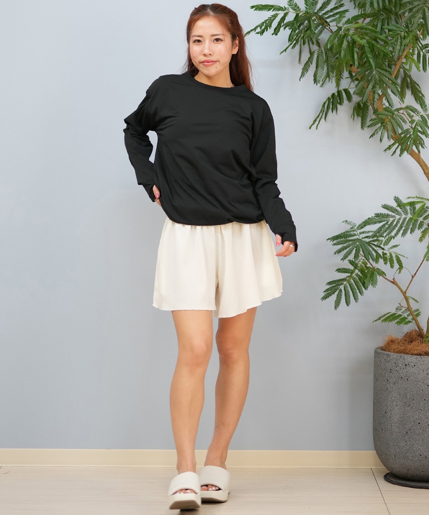 REEF リーフ 水着 ラッシュガード 長袖 Tシャツ ロンT レディース 水陸