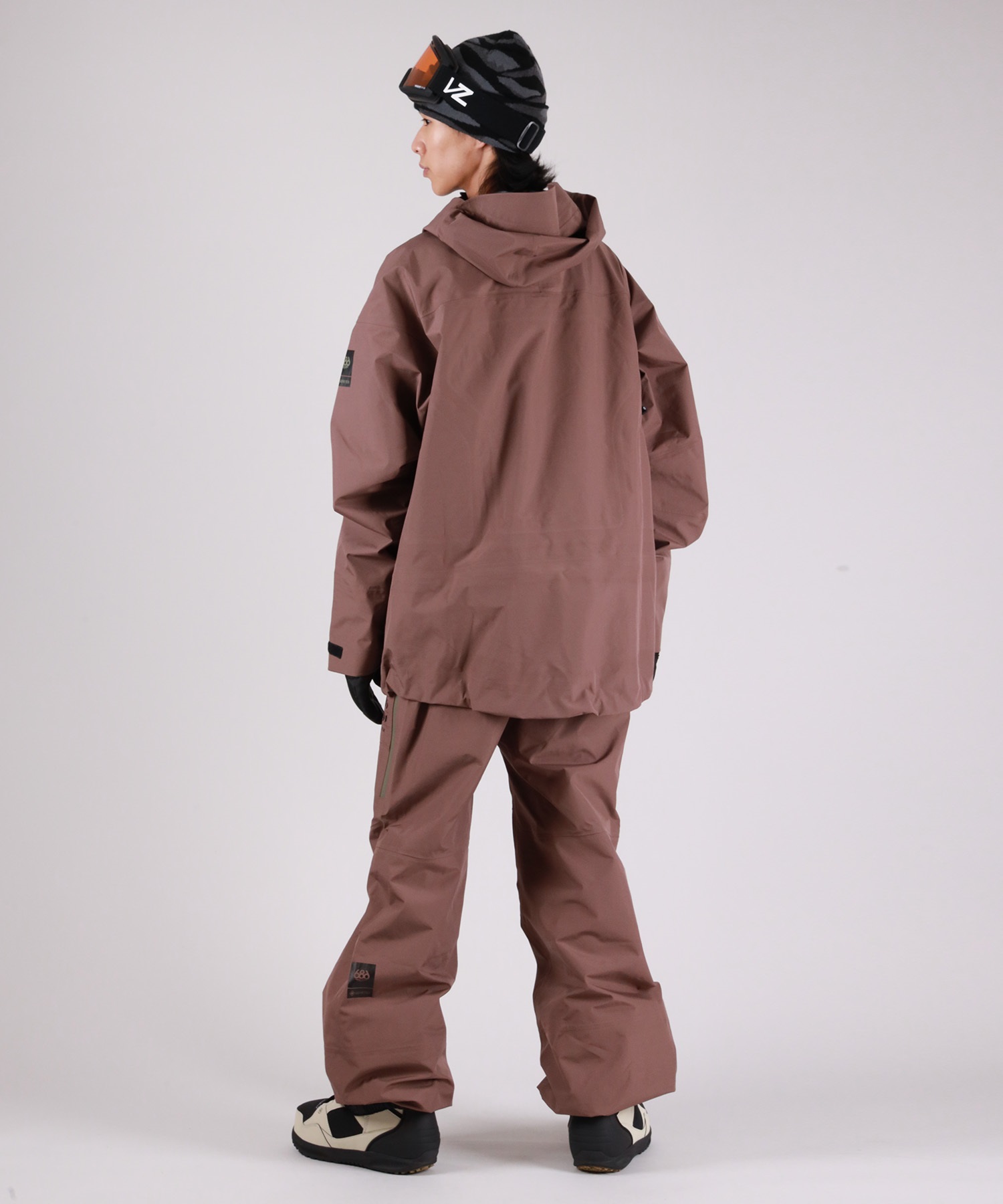 【早期購入/店頭受取対象外】 686 シックスエイトシックス スノーボード ウェア パンツ ユニセックス GORE-TEX 3L ATV BIB ゴアテックス 25-26モデル MM A17(BLK-M)