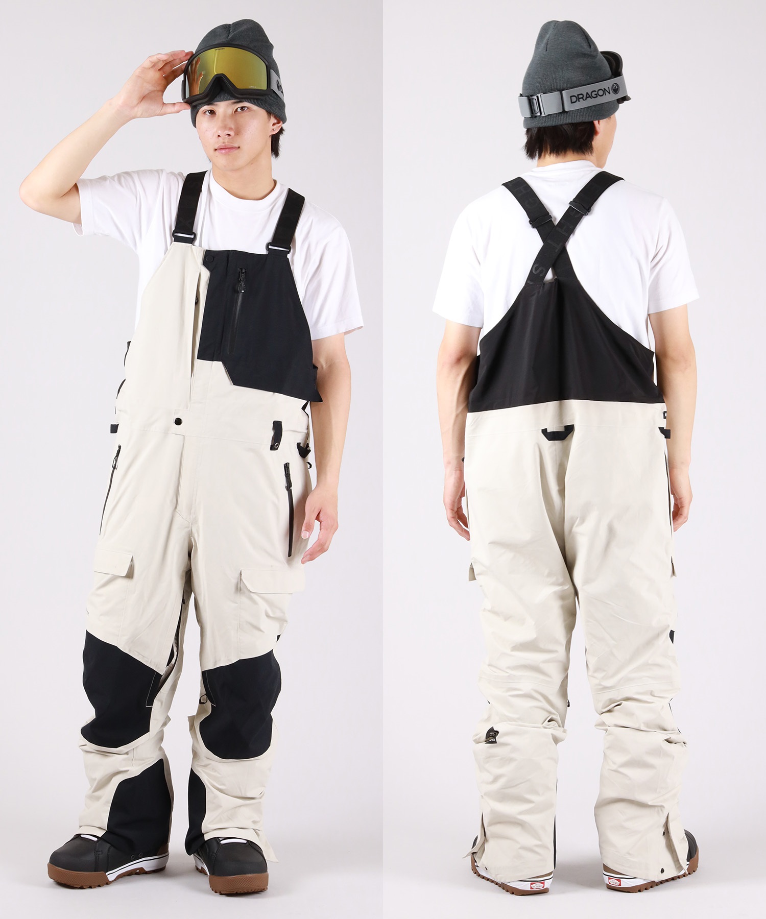 【早期購入/店頭受取対象外】 686 シックスエイトシックス スノーボード ウェア パンツ ユニセックス GORE-TEX DISPATCH BIB ゴアテックス 25-26モデル MM A17(BLK-M)