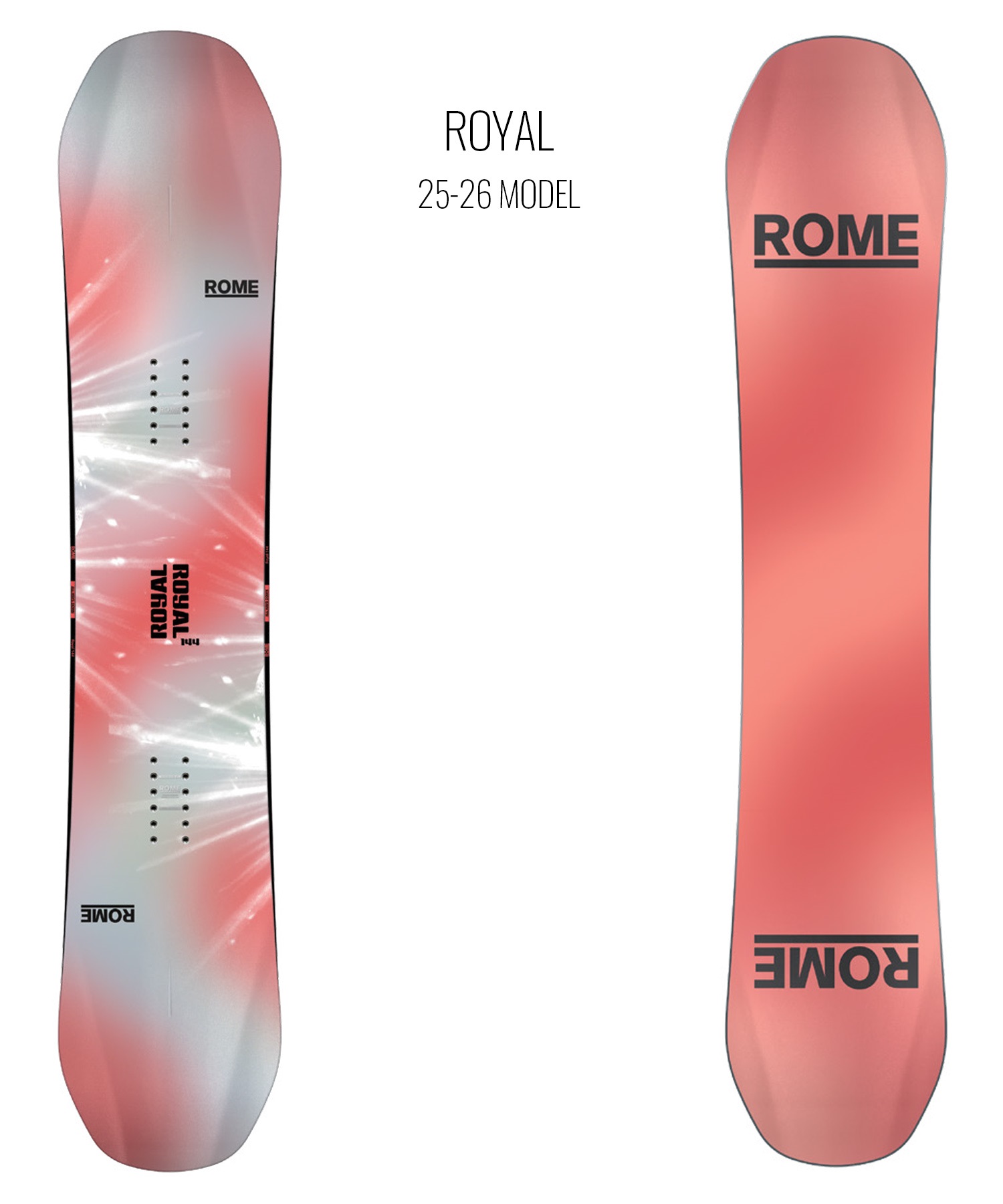 早期購入】 ROME ローム スノーボード 板 レディース ROYAL