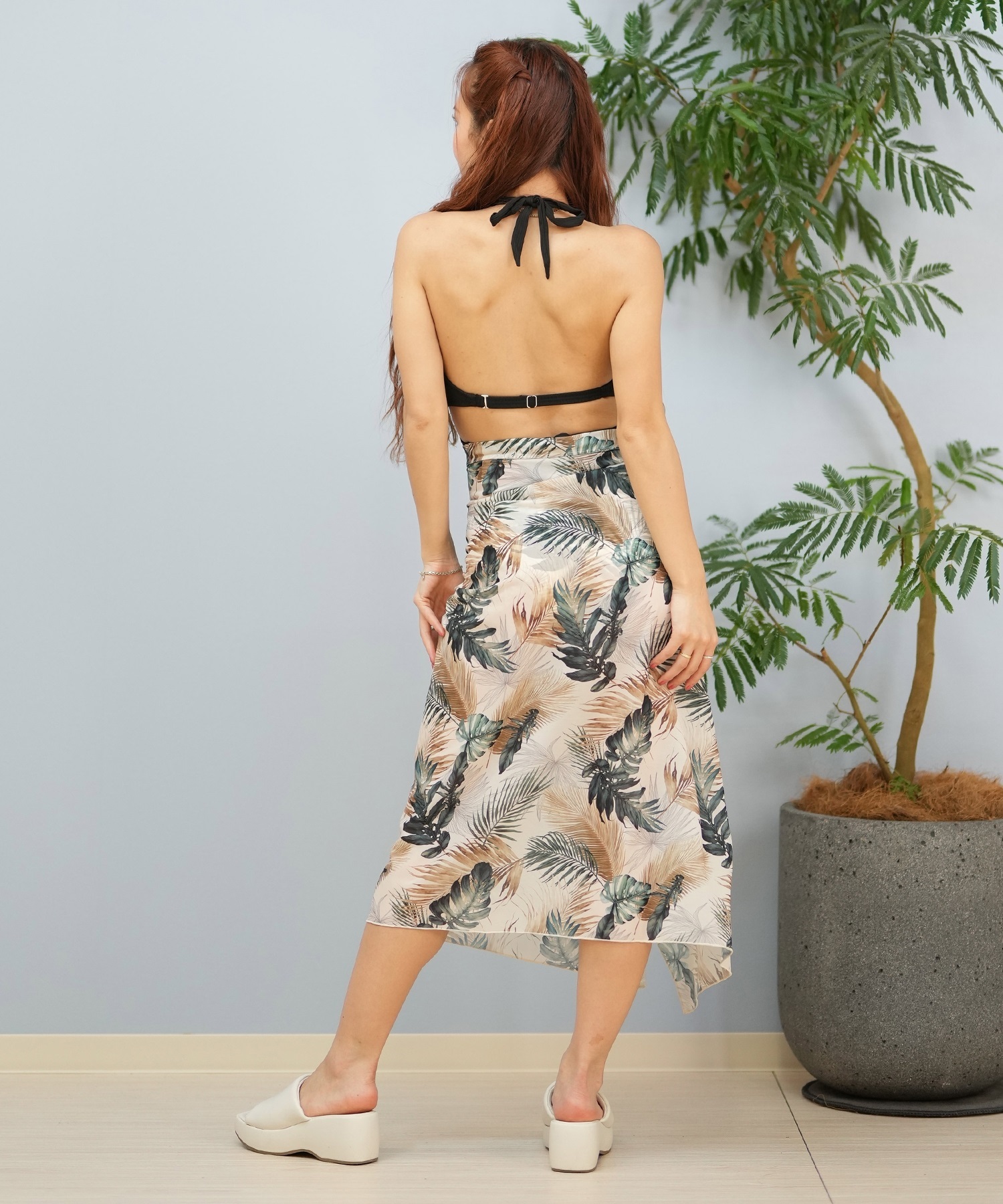LAETITIA レリッタ 3点セット 水着 レディース パレオ 450601