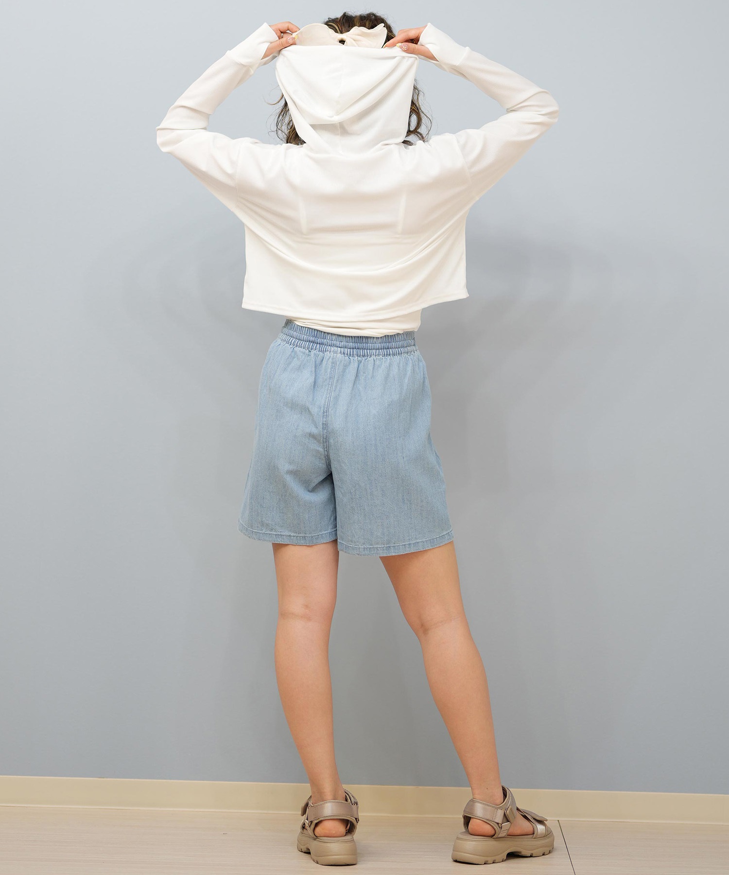 LAETITIA レリッタ 水着 ラッシュガード ジップアップ パーカー