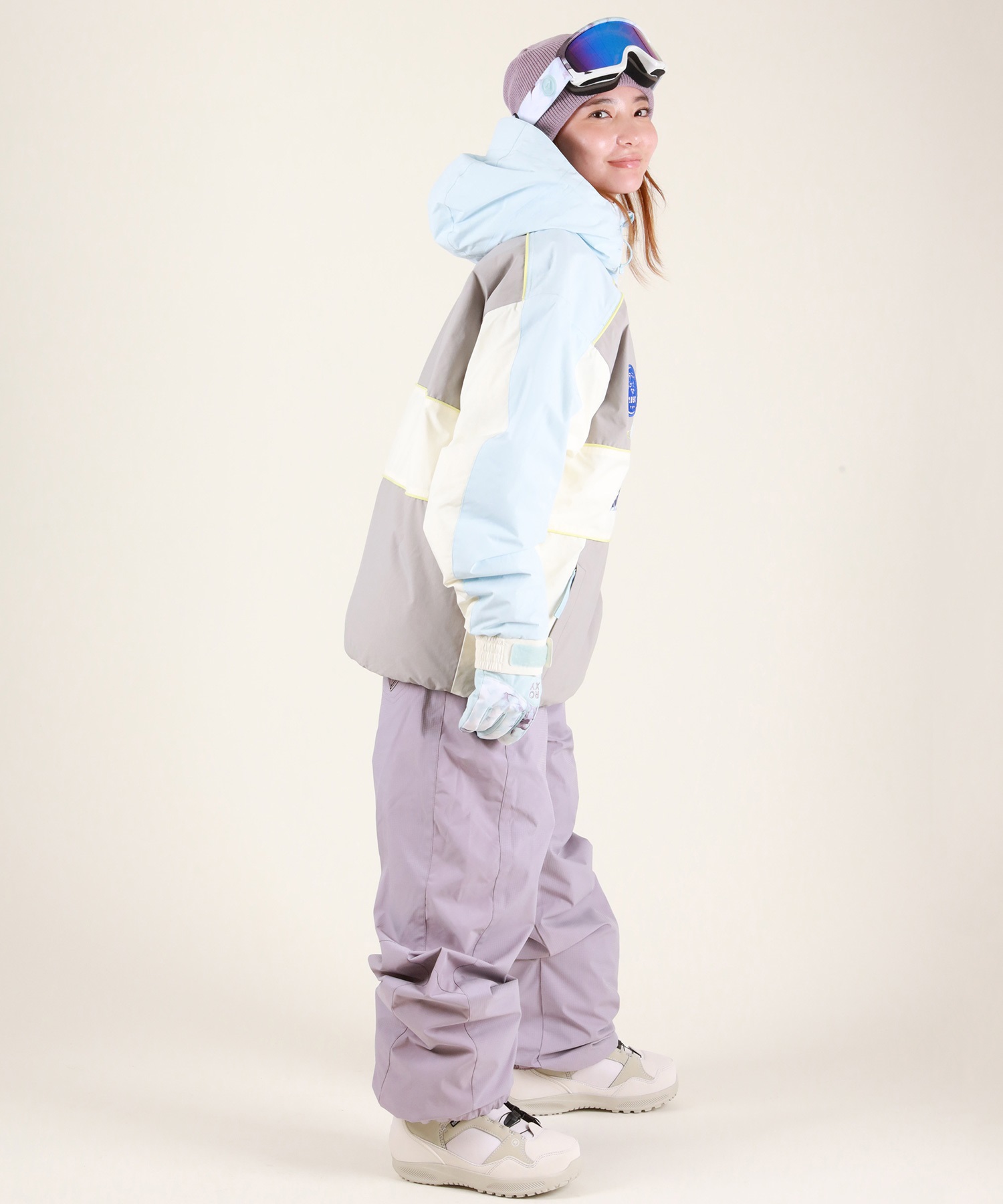 ROXY スキーウェアセット XS ライトパープル ROXYスキーウェア セット XSサイズ