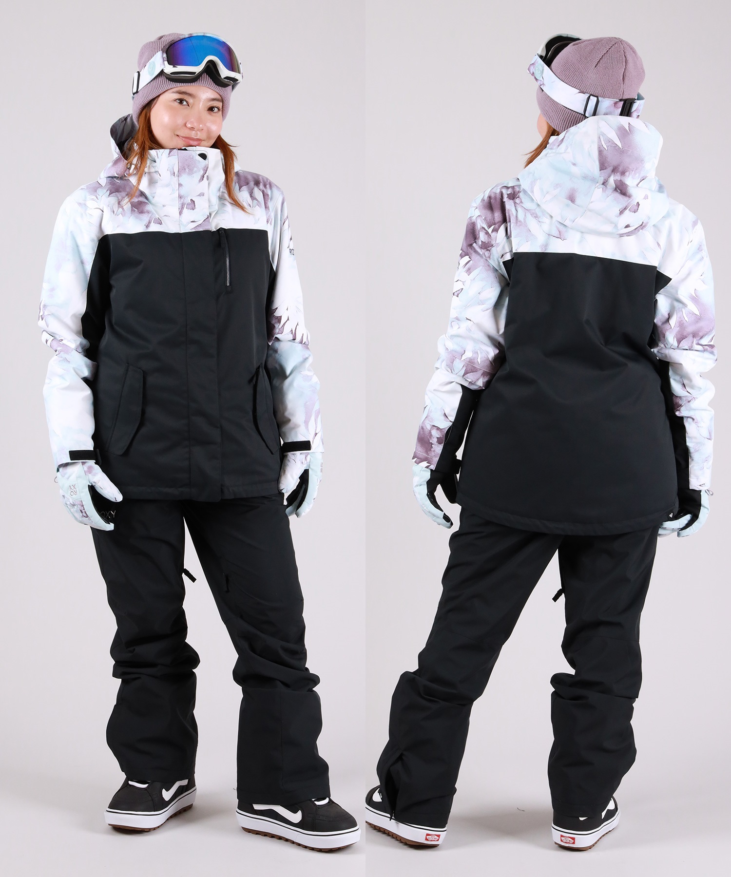 ROXY スノボウェア　レディースL/G 楽天市場】上下セット ROXY スノーボードウェア スキーウェア